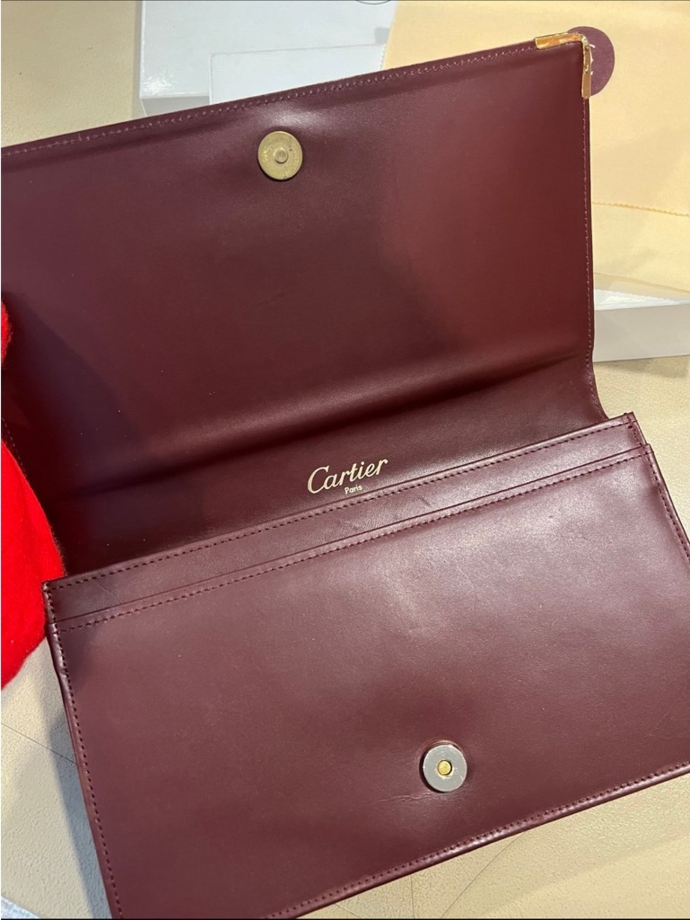 Cartier Must de Cartier Clutch -Vintage 70s/80s -Authentic- EUC - Picture 5 of 11